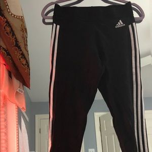 basic adidas striped leggings